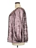 Lane Bryant 100% Polyester Metallic Silver 3/4 Sleeve Blouse Size 18 - 20 Plus - photo 5
