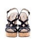 L.K. Bennett 100% Leather Blue Wedges Size EU 36 - photo 2