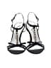 Nina 100% Leather Black Sandals Size 7 - photo 2