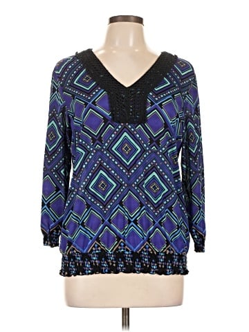 Style&Co Long Sleeve Blouse (view 1)