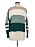 Assorted Brands 100% Polyester Color Block Green Pullover Sweater Size M - photo 1