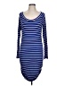 Amour Vert Stripes Blue Casual Dress Size L - photo 1
