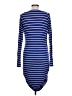 Amour Vert Stripes Blue Casual Dress Size L - photo 2