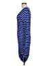 Amour Vert Stripes Blue Casual Dress Size L - photo 5