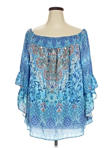 Avenue 3/4 Sleeve Blouse (view 1)