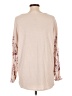 Knox Rose Tan Long Sleeve Blouse Size L - photo 2