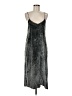 ATM Metallic Gray Casual Dress Size M - photo 1