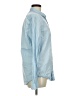 H&M 100% Cotton Blue Long Sleeve Button-Down Shirt Size M - photo 4