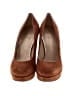 Stuart Weitzman 100% Leather Brown Heels Size 7 - photo 2