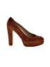 Stuart Weitzman 100% Leather Brown Heels Size 7 - photo 1
