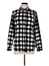 Time and Tru 100% Recycled Polyester Checkered-gingham Gray Fleece Size M - photo 1
