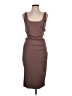 Dynamite Solid Brown Cocktail Dress Size L - photo 1
