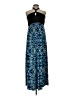 Soma Print Blue Cocktail Dress Size L - photo 1