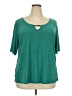 Elementz Teal Short Sleeve Top Size 2X - photo 1