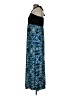 Soma Print Blue Cocktail Dress Size L - photo 5