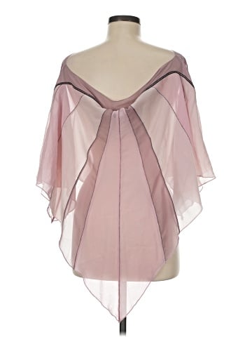 BCBGMAXAZRIA Short Sleeve Silk Top (view 2)