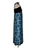 Soma Print Blue Cocktail Dress Size L - photo 4