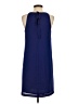 Worthington 100% Polyester Solid Blue Casual Dress Size 4 - photo 2