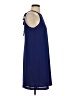 Worthington 100% Polyester Solid Blue Casual Dress Size 4 - photo 4
