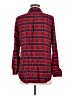 Isabel Maternity 100% Rayon Plaid Red 3/4 Sleeve Button-Down Shirt Size Med Maternity - photo 2