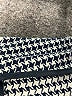 Zara Basic Houndstooth Blue Shorts Size L - photo 3
