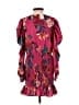 Fab'rik 100% Polyester Print Burgundy Cocktail Dress Size S - photo 2