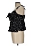 Chloé Rose 100% Rayon Black Sleeveless Blouse Size L - photo 5
