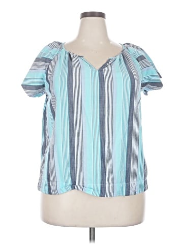 St. John's Bay Short Sleeve Blouse (view 1)