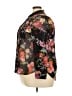 Truth NYC 100% Polyester Floral Black Long Sleeve Blouse Size 2X - photo 5
