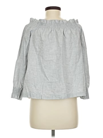 Ann Taylor LOFT 3/4 Sleeve Blouse (view 2)