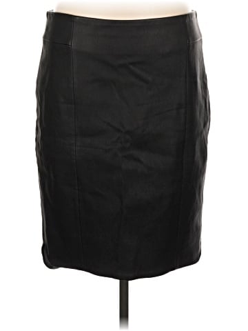 Akris Punto Faux Leather Skirt (view 1)