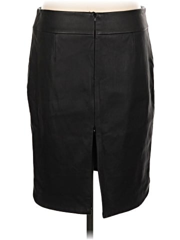 Akris Punto Faux Leather Skirt (view 2)