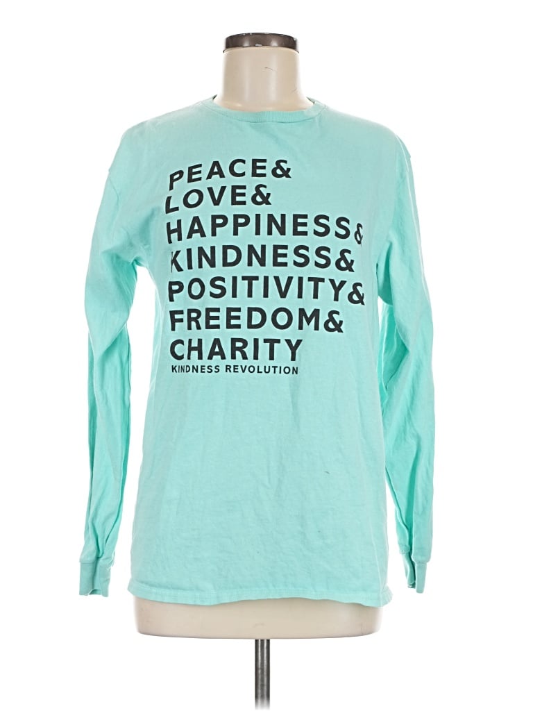 Pre-owned Delta Pro Weight Long Sleeve T-shirt In Teal