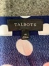 Talbots 100% Viscose Polka Dots Blue Casual Skirt Size 14 - photo 4