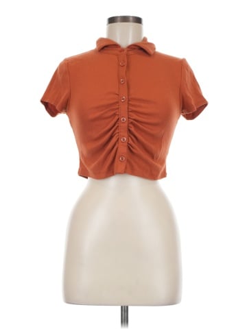 Aeropostale Short Sleeve Blouse (view 1)