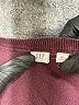 Gap 100% Cotton Color Block Burgundy Pullover Sweater Size XL - photo 7