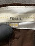 Fossil 100% Polyester Solid Brown Shorts Size 0 - photo 3