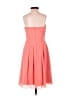 David's Bridal 100% Polyester Orange Cocktail Dress Size 8 - photo 2