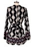 Blush 100% Polyester Paisley Black Romper Size L - photo 2