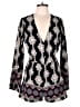 Blush 100% Polyester Paisley Black Romper Size L - photo 1
