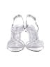 Fioni Metallic Silver Sandals Size 5 1/2 - photo 2