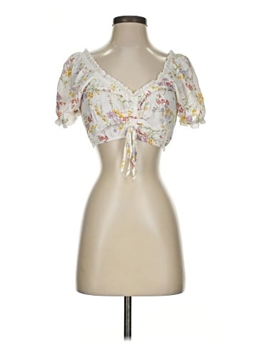 American Eagle Outfitters Short Sleeve Blouse (view 1)