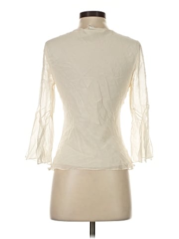 Vivienne Tam 3/4 Sleeve Silk Top (view 2)