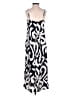 H&M 100% Polyester Graphic White Casual Dress Size XS - photo 2