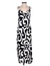 H&M 100% Polyester Graphic White Casual Dress Size XS - photo 1