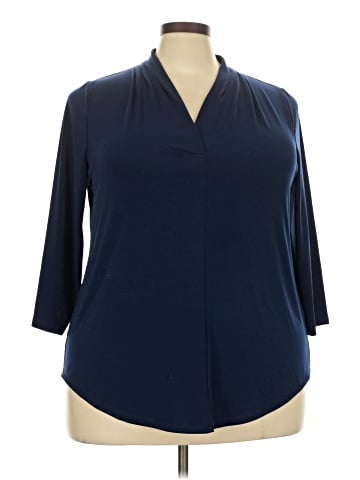 JM Collection 3/4 Sleeve Blouse (view 1)