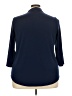 JM Collection Blue 3/4 Sleeve Blouse Size 3X - photo 2