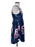 Assorted Brands Floral Blue Casual Dress Size S - photo 4