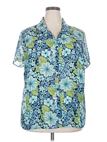 Sag Harbor Short Sleeve Blouse (view 1)