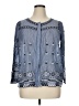 Walter Baker Blue 3/4 Sleeve Blouse Size XL - photo 1